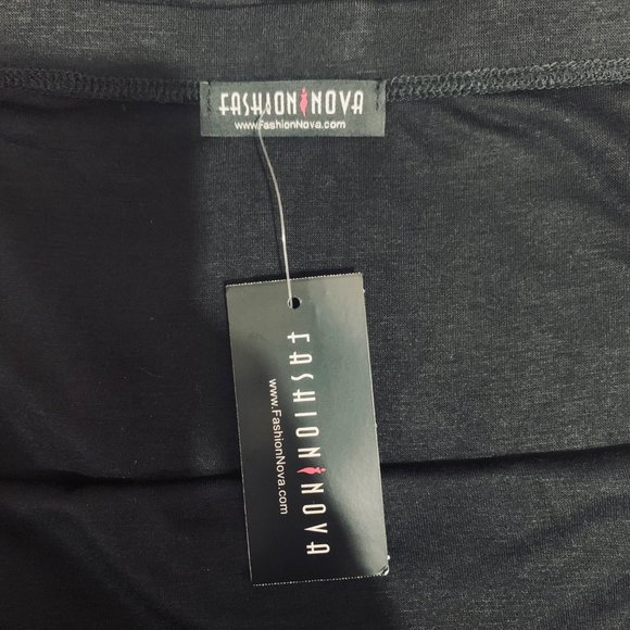 FashionNova Anna Dress Black Strapless Lightweight Dress Plus Size 2X NWT - Picture 3 of 4